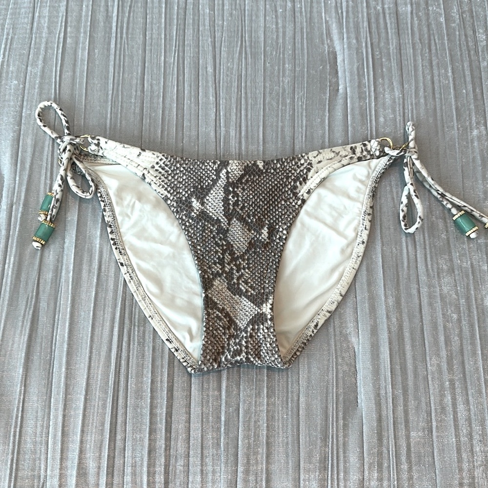 ViX PAULAHERMANNY Snakeskin Bikini Botton
